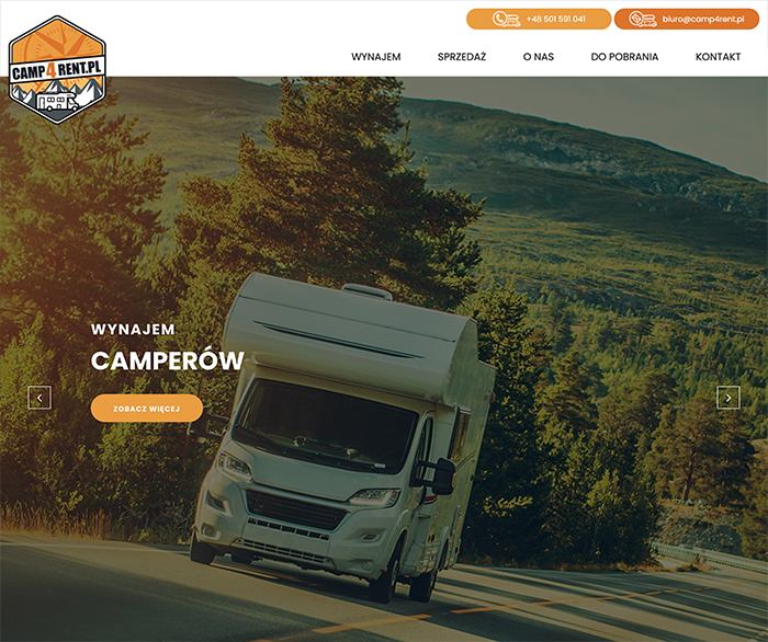  Transport, Motoryzacja  - Camp4rent - wypożyczania kamperów