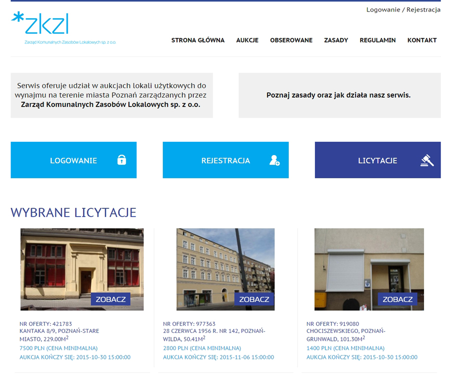  Nieruchomości  - Zarząd Komunalnych Zasobów Lokalowych Sp. z o.o.