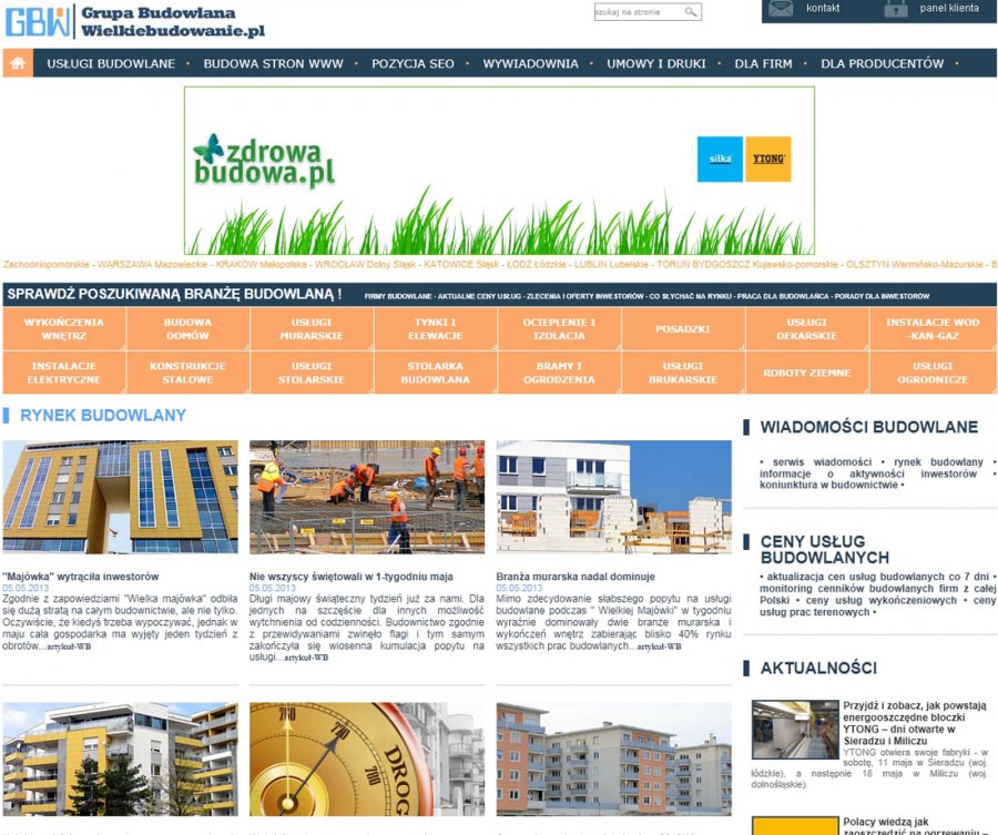  Budownictwo Portale, Wortale  - Wielkiebudowanie