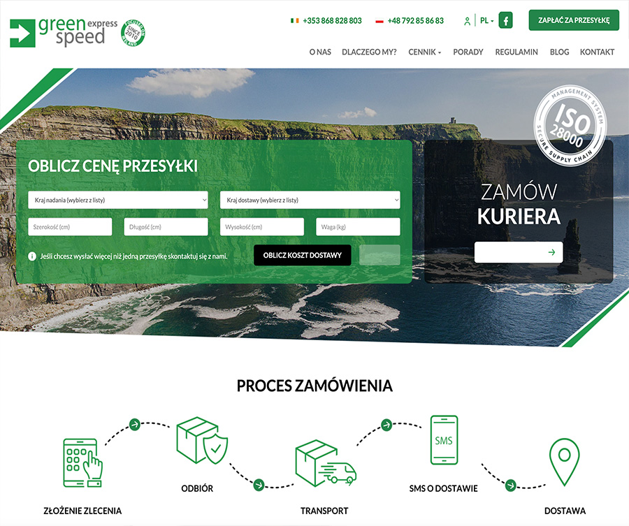  Transport, Motoryzacja  - Green Speed Express