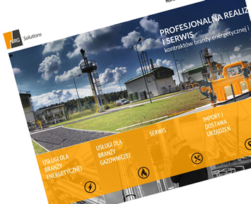 Nowoczesna witryna dla NRG Solutions (Wysogotowo)