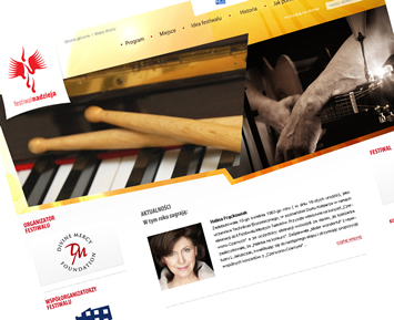 Serwis internetowy dla Festiwalu Nadzieja (Piotrków Trybunalski)